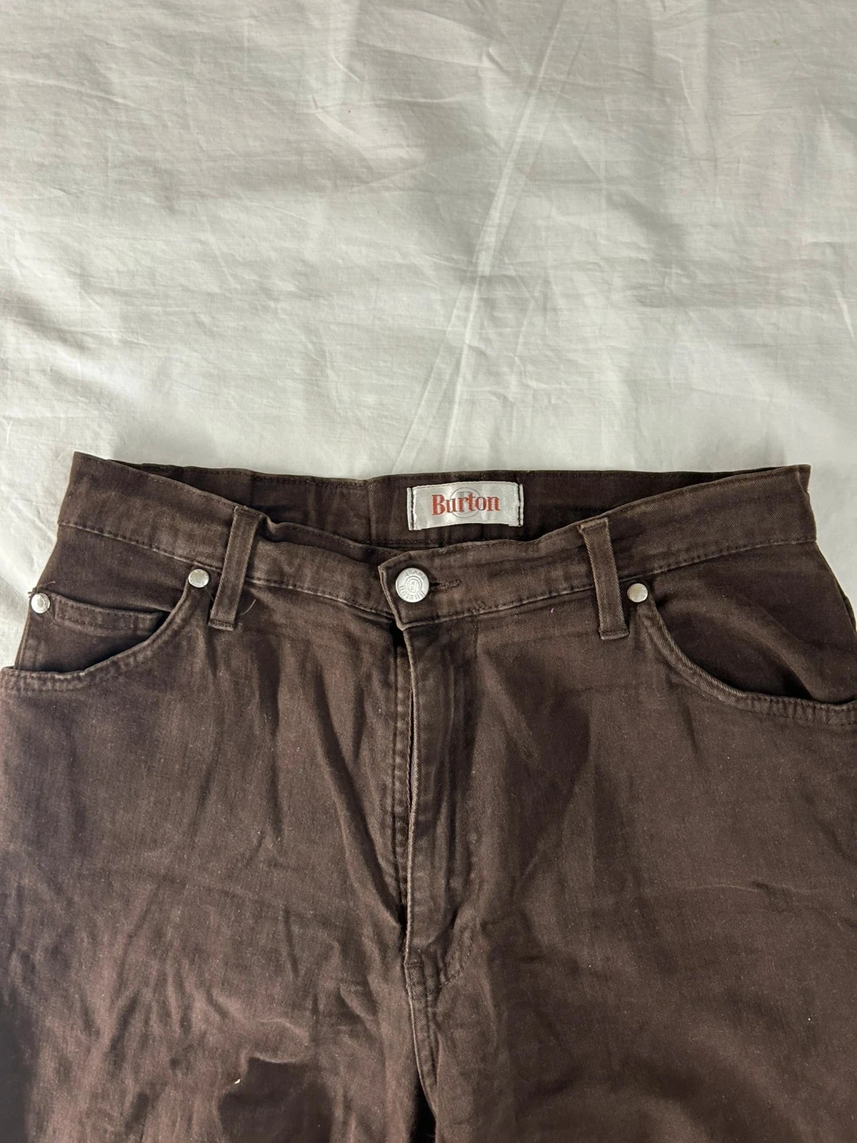 Bruine Burton skinny jean maat 40 – photo 3